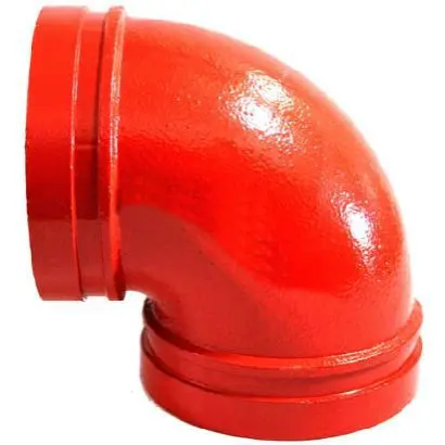 Grooved pipe fittings Two-head ferrule elbow pipe fittings