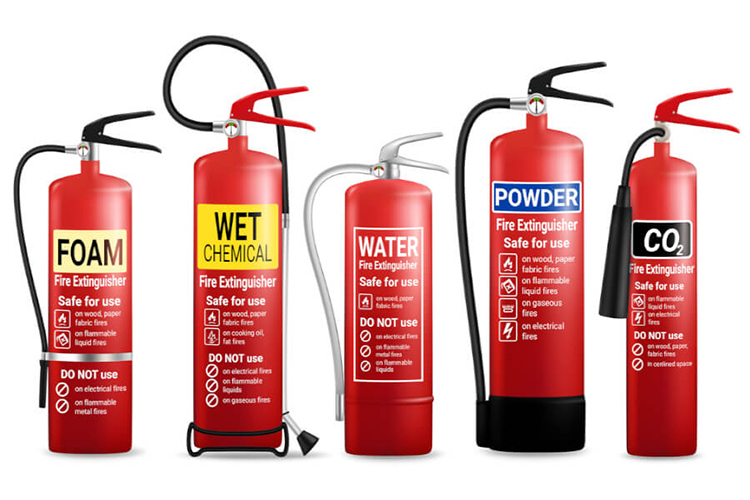 What Types of Fires Are 7150 Fire Extinguishers Suitable For?