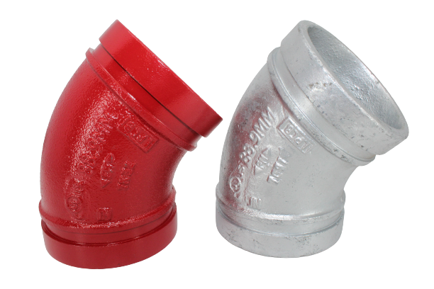 Grooved Fittings 45-Degree Elbow: A Key Component in Fire Protection Pipeline Systems